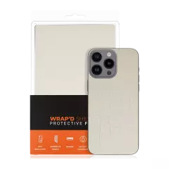 Wrapd Back Skin - Crocodile Pattern (Blanco) (pack de 10)