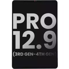 LCD Assembly With Digitizer Compatible For iPad Pro 12.9" 3rd Gen (2018) / iPad 12.9" 4th Gen (2020) (Used OEM Pull: Grade B/C) (All Colors)