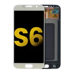 OLED Assembly Without Frame Compatible For Samsung Galaxy S6 (Refurbished) (White Pearl)