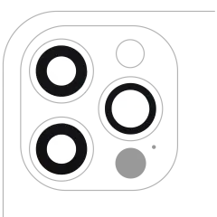 Back Camera Lens (Glass Only) With Adhesive Compatible For iPhone 12 Pro (3 Piece Set) (Aftermarket Plus) (10 Pack)