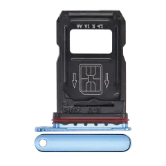 Sim Card Tray Compatible For OnePlus 7 Pro (Genuine OEM) (Nebula Blue)