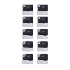 Flash Light / Power Flex Bracket With Microphone Mesh Compatible For iPhone 12 (White) (10 Pack)