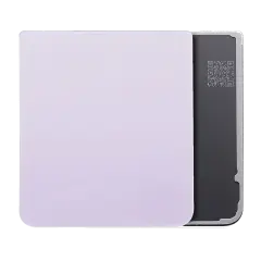 Bottom Back Cover Glass Compatible For Samsung Galaxy Z Flip 3 5G (Service Pack) (Lavender)