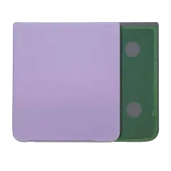 Bottom Back Cover Glass Compatible For Samsung Galaxy Z Flip 4 (Service Pack) (Bora Purple)