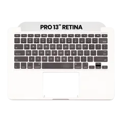 Top Case With Keyboard Compatible For MacBook Pro 13" Retina (A1502 / Early 2015) (US English) (Used OEM Pull: Grade B/C)