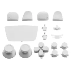 Controller Button Sets Compatible For PlayStation 5 (16 Piece Set) (White)