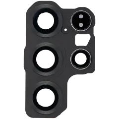 Back Camera Lens With Cover Bezel Ring Compatible For Samsung Galaxy S25 Ultra 5G (Titanium Jet Black)