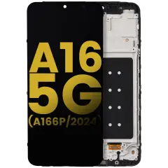 OLED Assembly With Frame Compatible For Samsung Galaxy A16 5G (A166P / 2024) (Refurbished) (All Colors)
