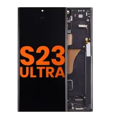 OLED Assembly With Frame Compatible For Samsung Galaxy S23 Ultra 5G (US & International) (Blemish: Grade A) (Phantom Black)