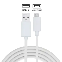 Micro USB To USB Type A Cable  (Generic) (White)