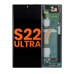 OLED Assembly With Frame Compatible For Samsung Galaxy S22 Ultra 5G (Blemish: Grade A) (Phantom Green)