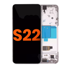 OLED Assembly With Frame Compatible For Samsung Galaxy S22 5G (Blemish: Garde A ) (White)