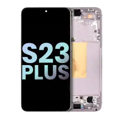 OLED Assembly With Frame Compatible For Samsung Galaxy S23 Plus 5G (US & International) (Service Pack) (Lavender)
