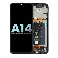 LCD Assembly With Frame Compatible For Samsung Galaxy A14 5G (A146U / A146P / A146V / A146W / 2023) (US Version) (Service Pack) (All Colors)