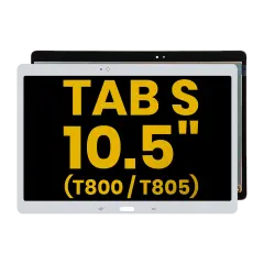 LCD Assembly Compatible For Samsung Galaxy Tab S 10.5" (T800 / T805) (2014)  (White)