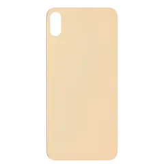 Back Cover Glass Compatible For iPhone XS Max (No Logo) (Gold)