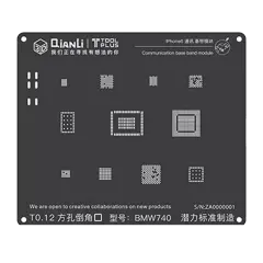 3D Communication iBlack Stencil Compatible For iPhone 6 (BMW740) (Qianli)
