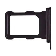 Single SIM Card Tray Compatible For iPhone 16 Pro / 16 Pro Max (Genuine OEM) (Black Titanium)