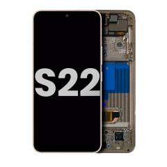 OLED Assembly With Frame Compatible For Samsung Galaxy S22 5G (Used OEM Pull: Grade A) (Violet)