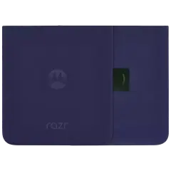 Back Cover Glass Compatible For Motorola Razr Plus / Razr 50 Ultra (XT2451 / 2024) / Razr Plus 2025 (XT2557 / 2025) (Genuine OEM) (Midnight Blue)