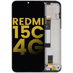 LCD Assembly With Frame Compatible For Xiaomi Redmi 15C 4G (Refurbished) (All Colors)