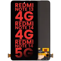 OLED Assembly Without Frame For Xiaomi Redmi Note 13 4G / Note 14 4G / Note 14 5G (Aftermarket Plus) (All Colors)