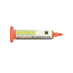 16151 Tacky Solder Flux Paste 10cc Syringe NC-559-V3-TF Water-Washable No-Clean for PCB & BGA Repair  (Amtech)
