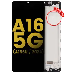 OLED Assembly With Frame For Samsung Galaxy A16 5G (A166U / 2024) (US Version) (Refurbished) (All Colors)