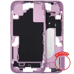 Chasis (marco intermedio) con Power y Botón de volumen para iPhone 16 (versión EE. UU.) (Compatible Plus)