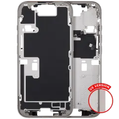 Chasis (marco intermedio) con Power y Botón de volumen para iPhone 16 Pro (versión EE. UU.) (Compatible Plus)