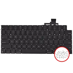 Keyboard W/ Backlight & Screws For MacBook Air 15" (A3114 / Mid 2024) (US English)