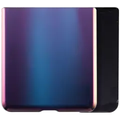 Bottom Back Cover Glass With Camera Lens For Samsung Galaxy Z Flip 4G (F700) / Z Flip 5G (F707) (Aftermarket Plus) (Mirror Purple)