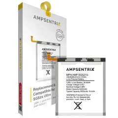 Replacement Battery For Samsung Galaxy S21 Ultra (EB-BG998ABY) (AmpSentrix Pro)