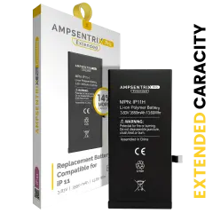 Replacement Battery For iPhone 11 (AmpSentrix Pro Extended)