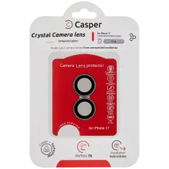 Casper Camera Lens Protector For iPhone 17 (Gray) (Clear)