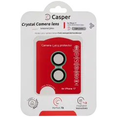 Casper Camera Lens Protector For iPhone 17 (Light Green) (Clear)