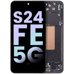OLED Assembly With Frame For Samsung Galaxy S24 FE 5G (US & International Version) (Service Pack) (Graphite)
