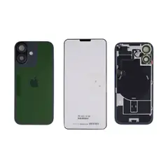 Back Glass w/ MagSafe Magnet & NFC & Flashlight Flex For iPhone 17 (Genuine OEM) (Black)