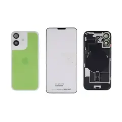 Back Glass w/ MagSafe Magnet & NFC & Flashlight Flex For iPhone 17 (Genuine OEM) (White)