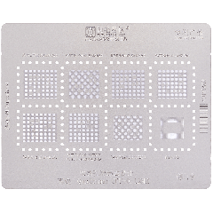 QU:9 CPU-0.12mm BGA Reballing Stencil Template for Qualcomm SM8750/SM8635/8650/8550/8425/7475/7550 (Amaoe)
