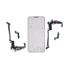 USB-C Charging Port Flex Cable (pSIM) For iPhone 17 Pro Max (UK/EU Version) (Genuine OEM) (Cosmic Orange)