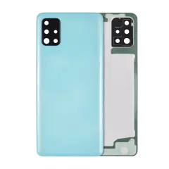 Back cover Glass With Camera Lens For Samsung Galaxy A51 4G (A515 / 2019) (Service Pack) (Prism Crush Blue)