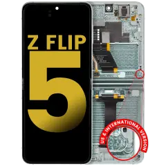 Inner OLED Assembly With Frame For Samsung Galaxy Z Flip 5 5G (US & International) (Refurbished) (Mint)