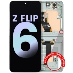 Inner OLED Assembly With Frame For Samsung Galaxy Z Flip 6 5G (US & International) (Service Pack) (Mint)