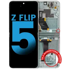 Inner OLED Assembly With Frame Compatible For Samsung Galaxy Z Flip 5 5G (F731) (US & International) (Aftermarket) (Mint)