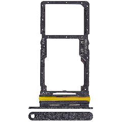 Dual Sim Card Tray For Samsung Galaxy A17 4G (A175 / 2025) (Premium) (Black)