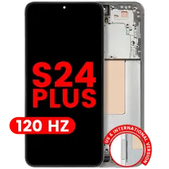 OLED Assembly With Frame For Samsung Galaxy S24 Plus 5G (US & International Version) (Aftermarket Plus) (120Hz) (Jade Green)