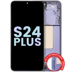 OLED Assembly With Frame For Samsung Galaxy S24 Plus 5G (US & International Version) (Service Pack) (Cobalt Violet)