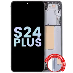 OLED Assembly With Frame For Samsung Galaxy S24 Plus 5G (US & International Version) (Service Pack) (Sapphire Blue)