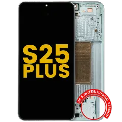 OLED Assembly With Frame For Samsung Galaxy S25 Plus 5G  (US & International Version) (Refurbished) (Mint)